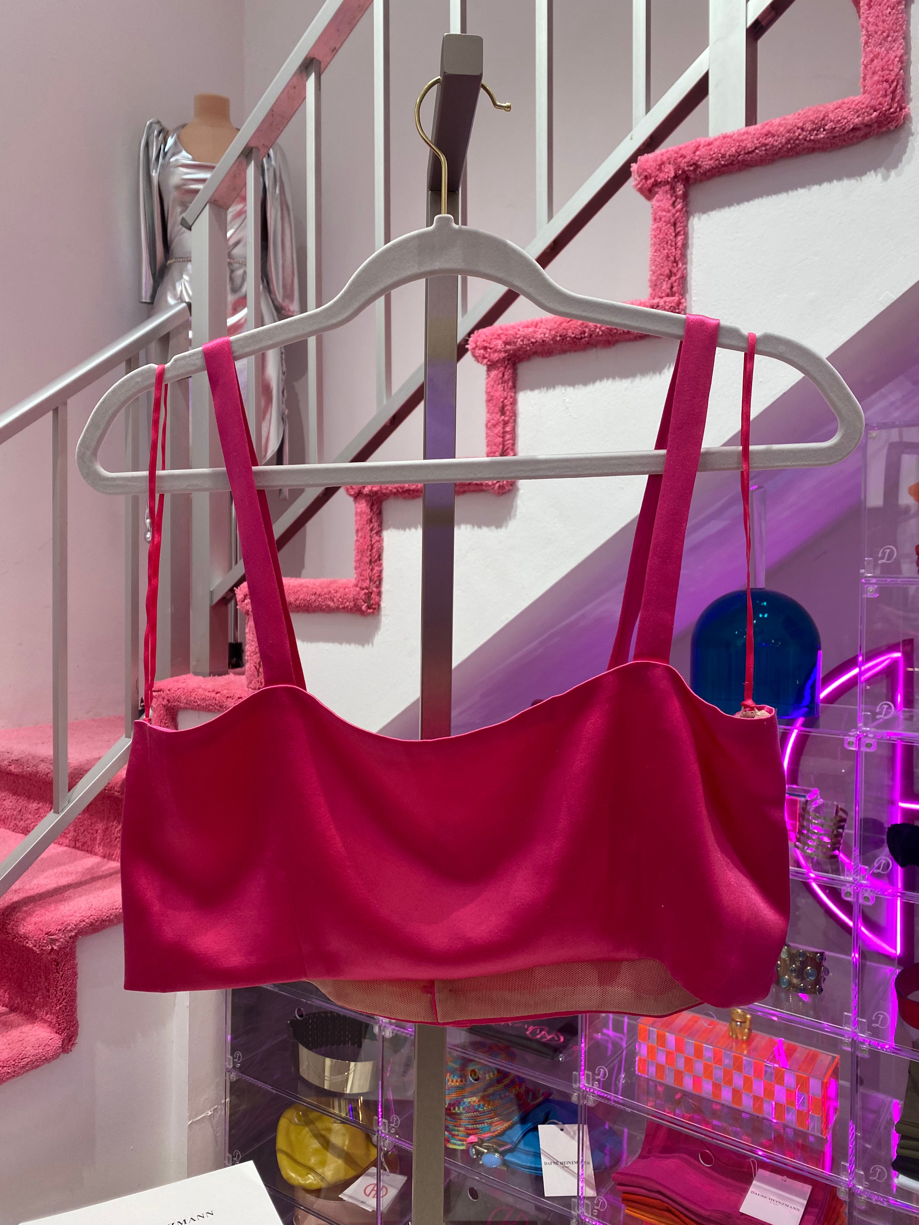 Isa Silk Bandeau Top