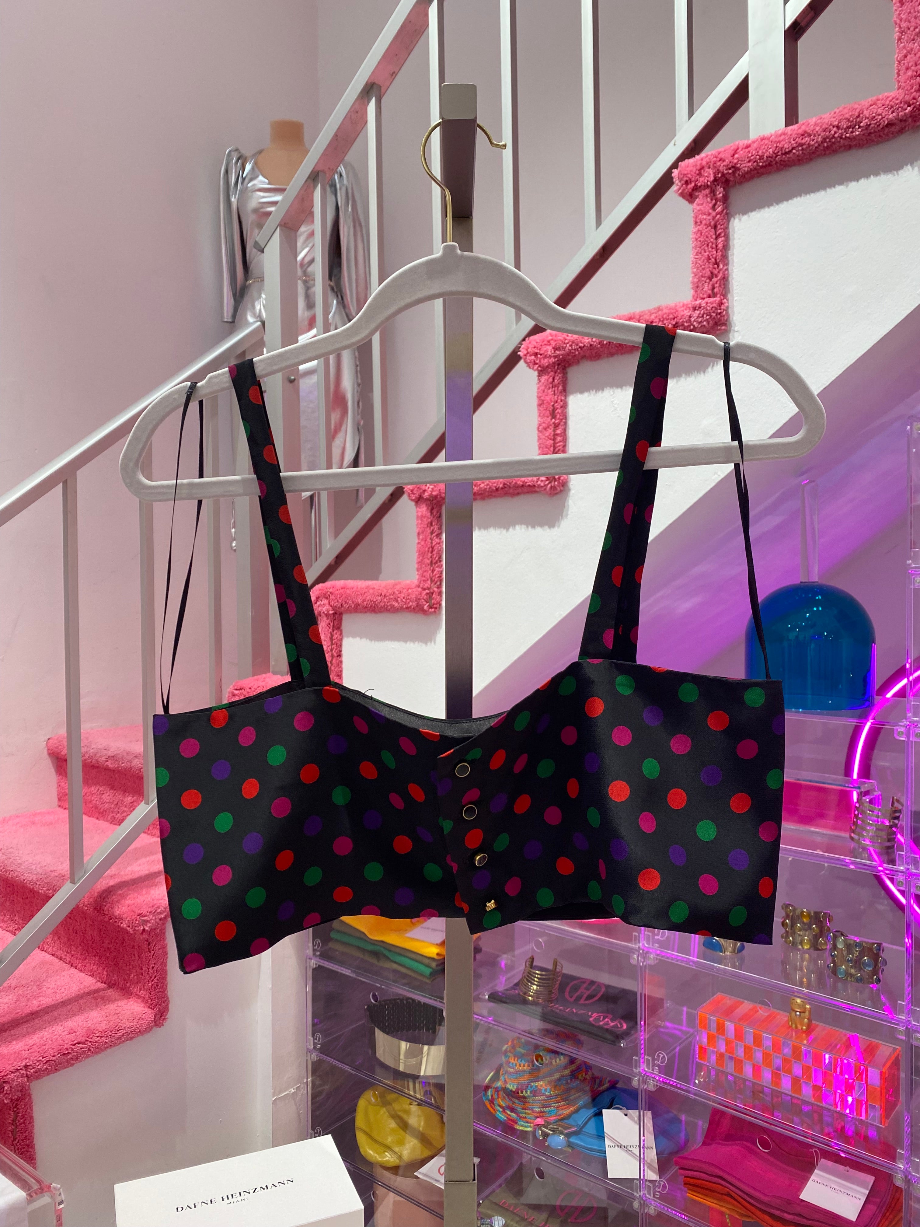 Isa Silk Bandeau Top