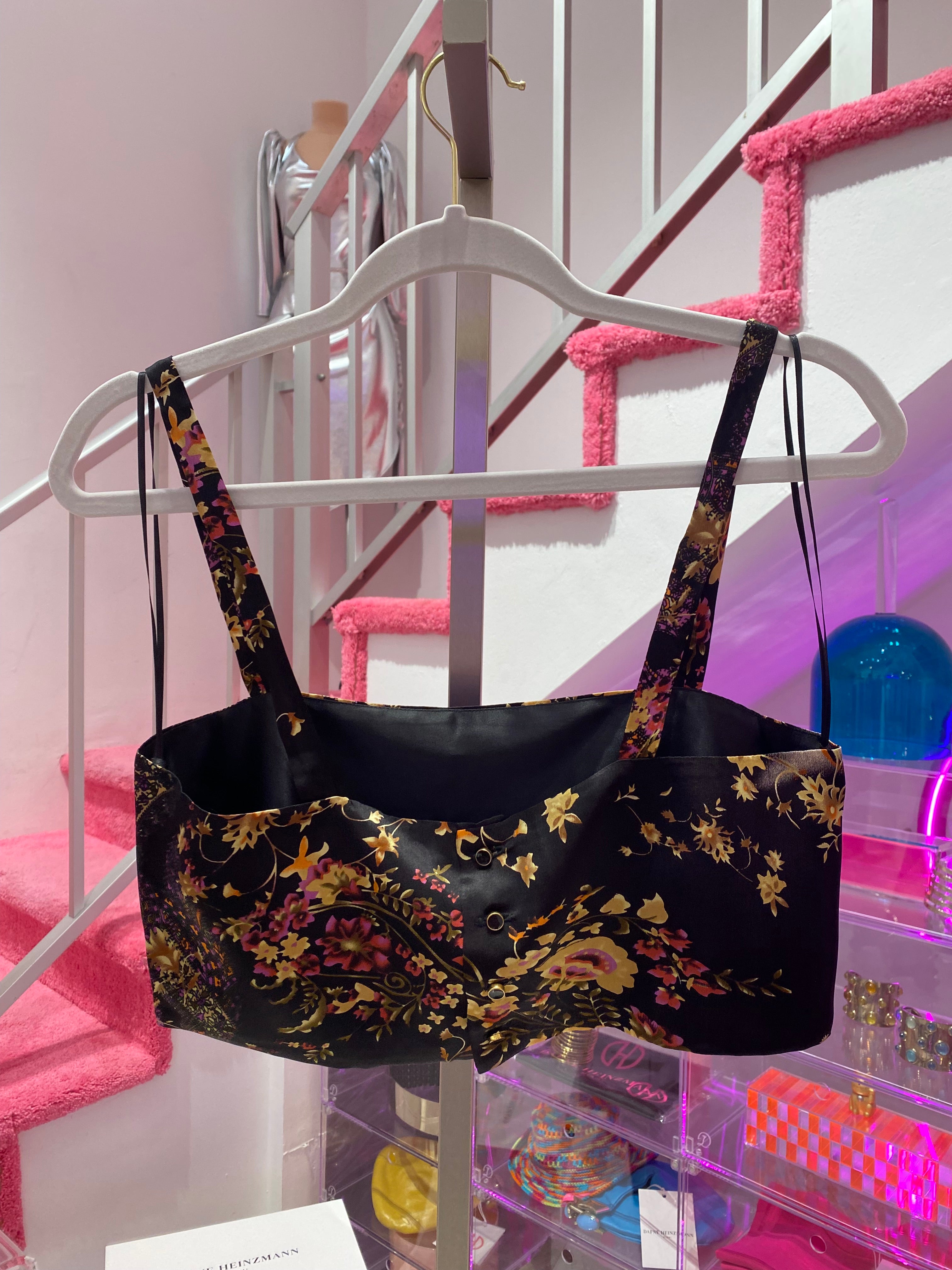 Isa Silk Bandeau Top