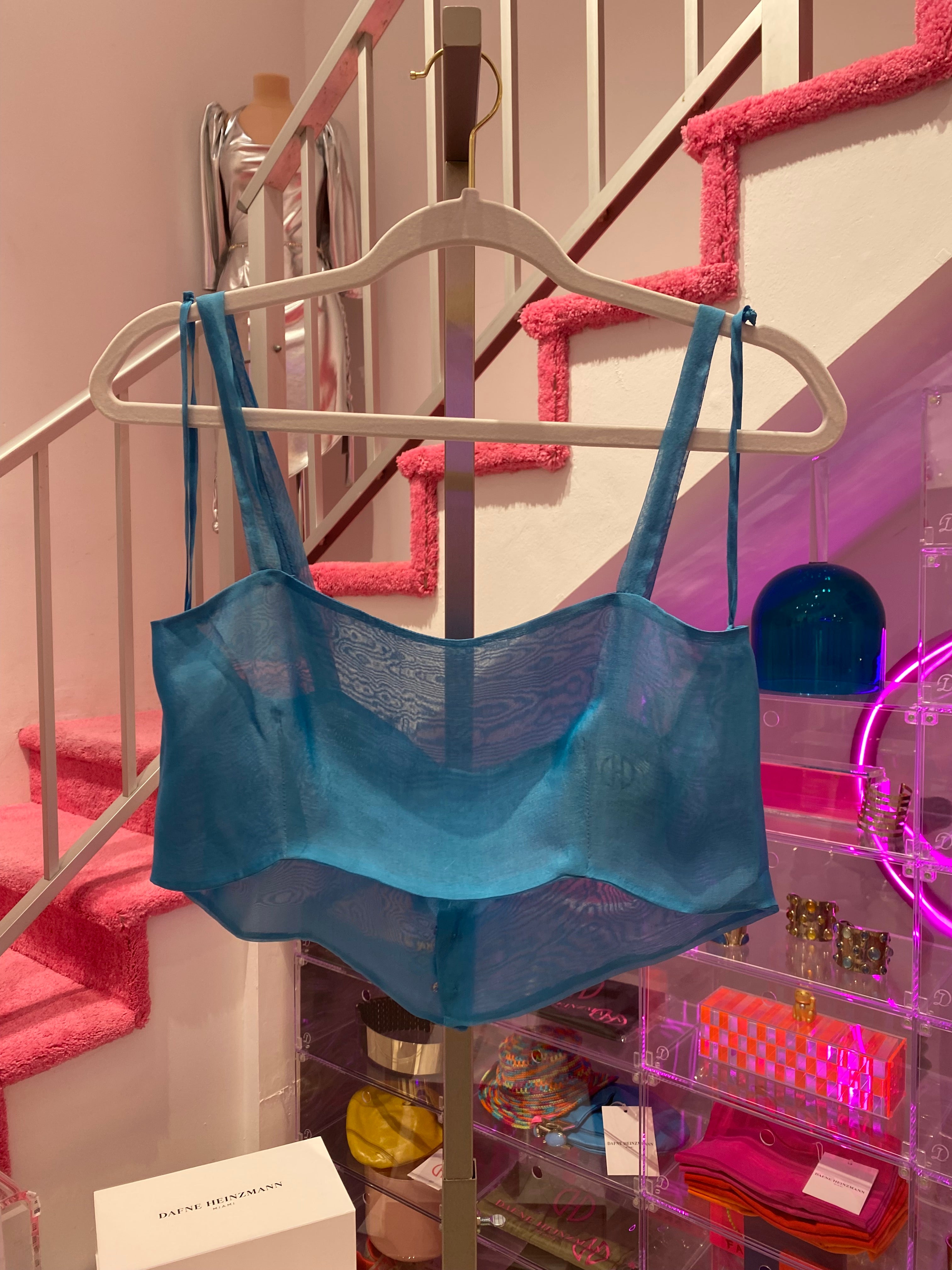 Isa Silk Bandeau Top