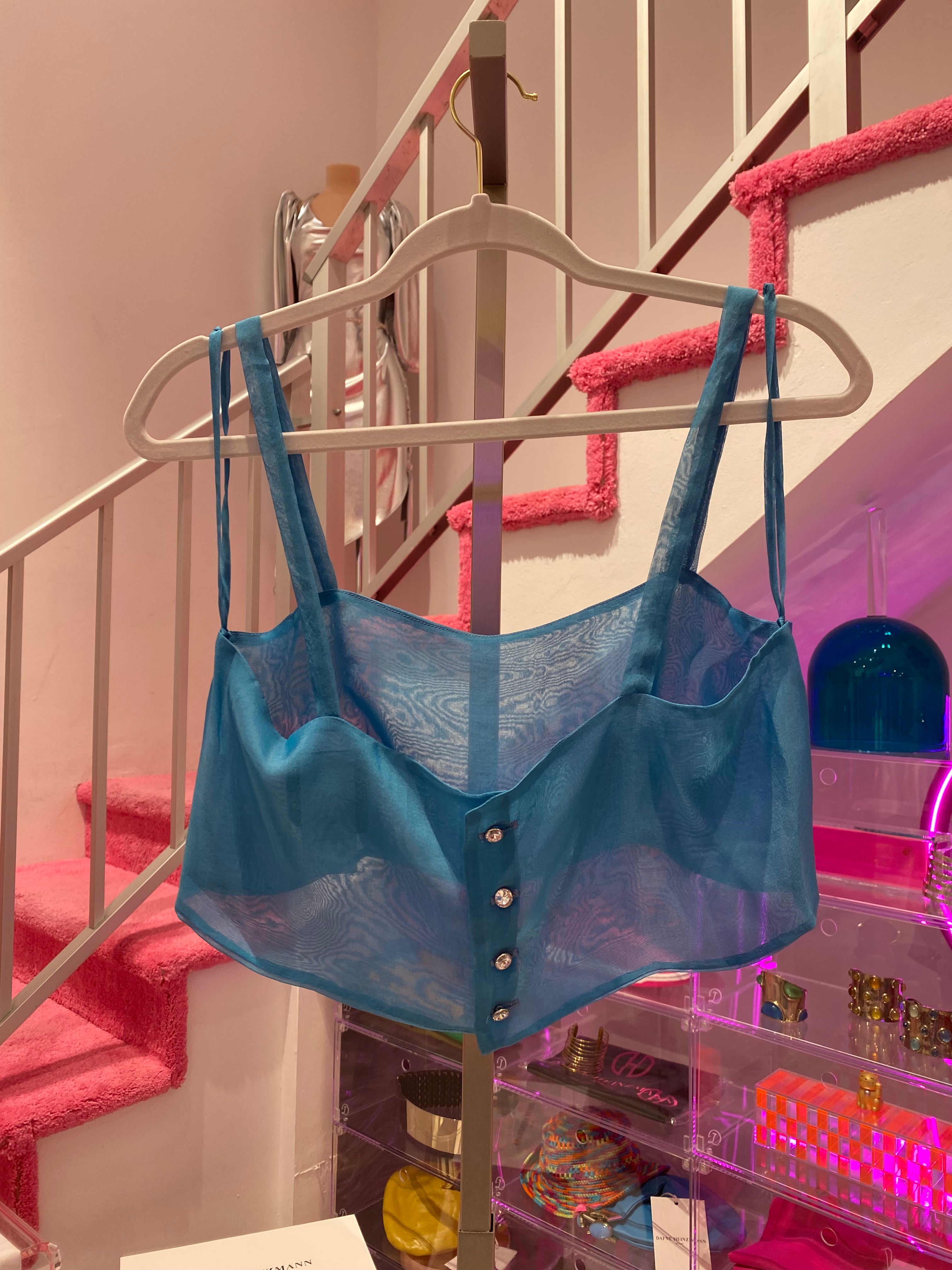 Isa Silk Bandeau Top