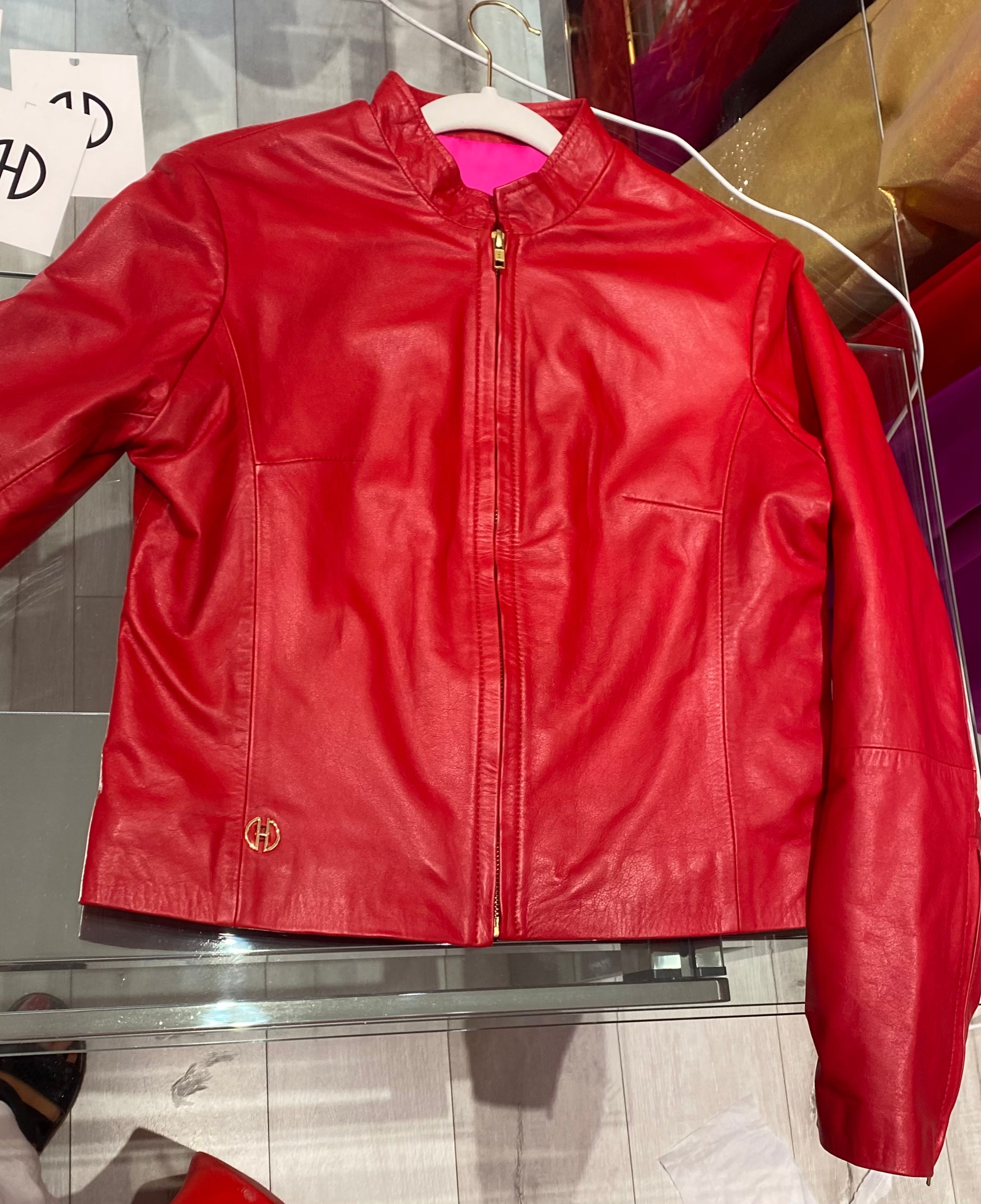 Mao Leather Jacket