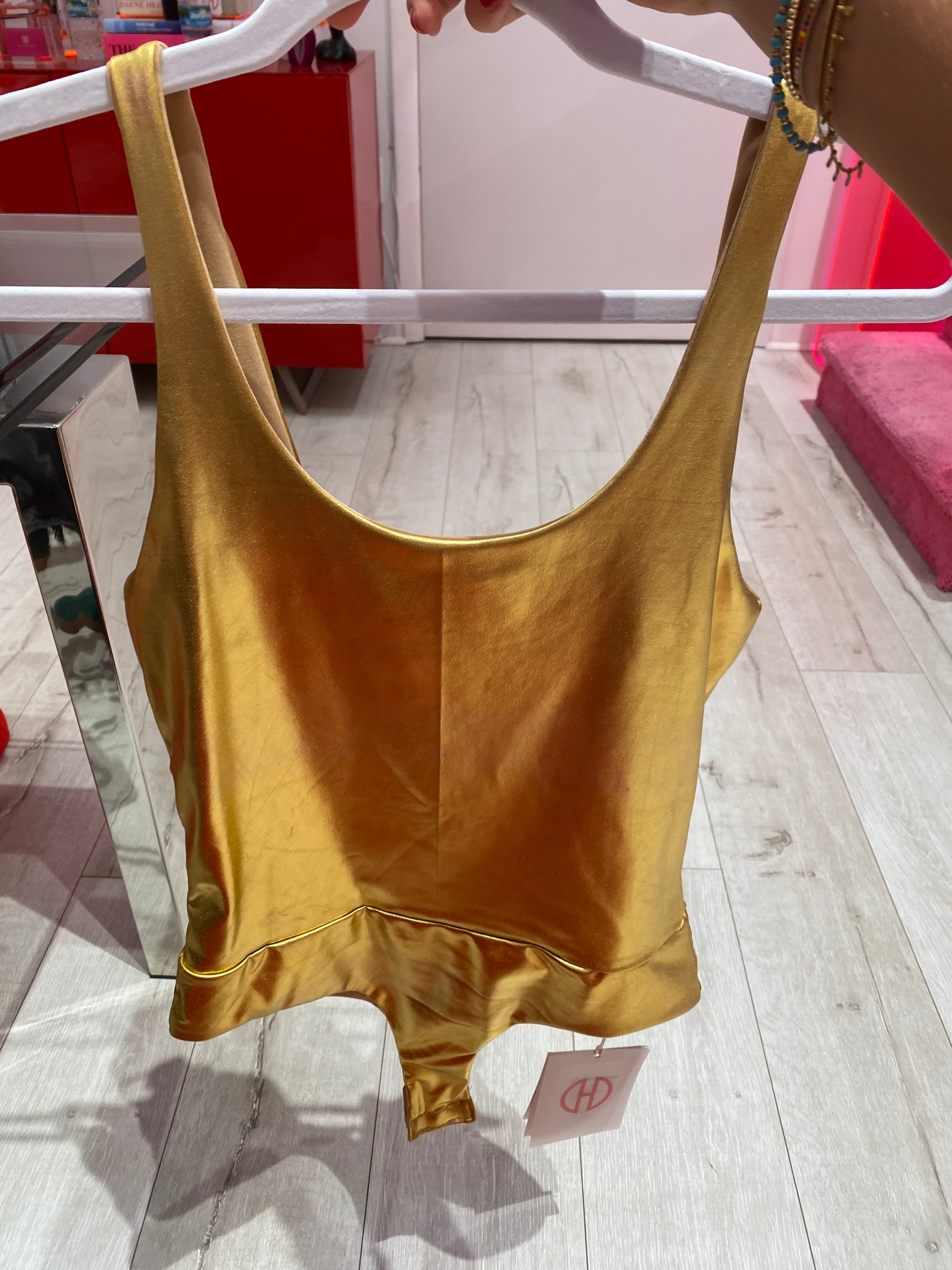 Chloe Metallic Bodysuit