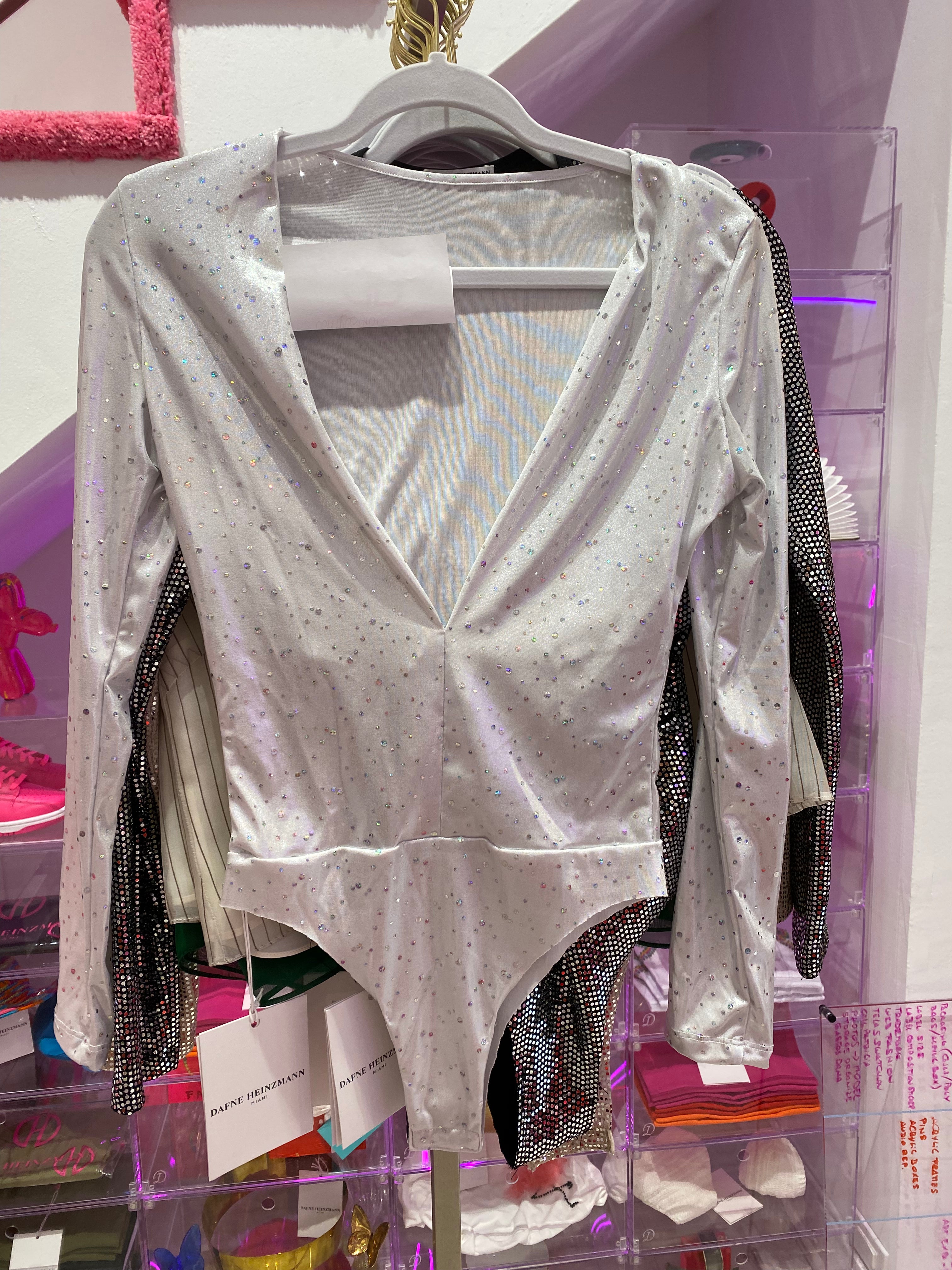 Victoria Metallic Bodysuit