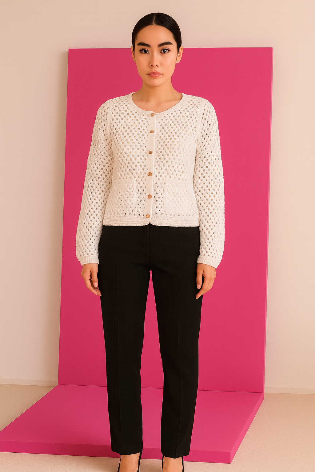 Agostina Crochet Cardigan